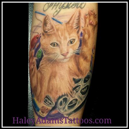 Tattoos - Ziggy the cat as a kitten  - 94101