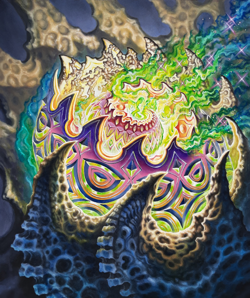 Transcendent Spiral collaborative print