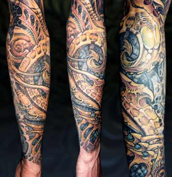 Tattoos - Bio Mech Forearm - 13868