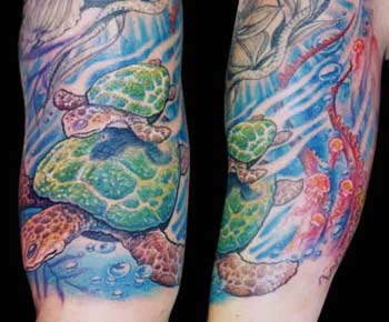 Tattoos - Sea Turtles - 13896