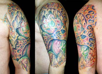 Tattoos - Jewel Tone Star of David - 13901