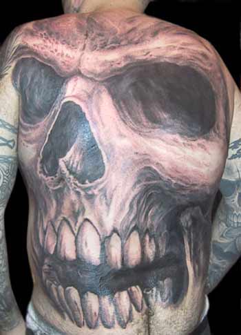 Tattoos - 4-way Big Skull Collab - 29792
