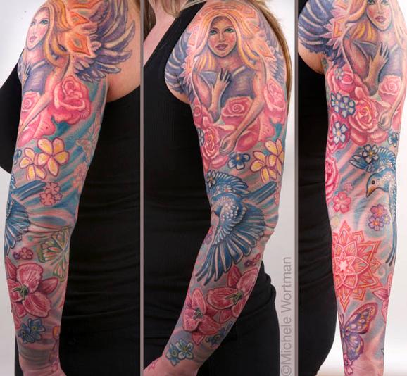 Tattoos - Julie angel sleeve - 71331