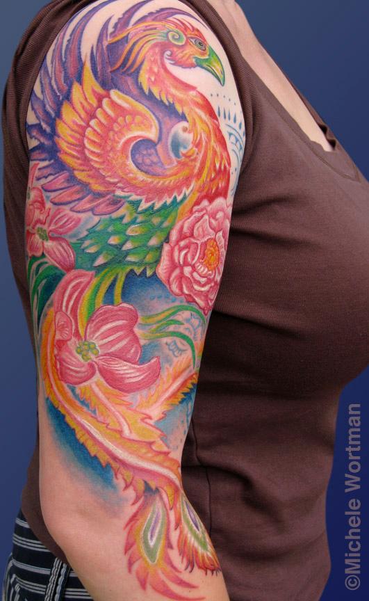 Tattoos - Nikki phoenix half sleeve - 71335