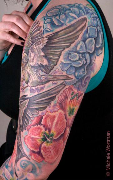 Tattoos - casey barnswallow sleeve detail - 71329