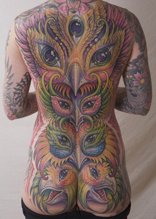 Tattoos - Backpiece coverup tattoo - 47216