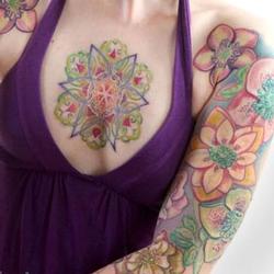 Tattoos - Kristen lenten rose bodyset - 71354