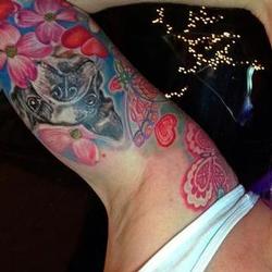 Tattoos - Boston terrier tattoo - 79182