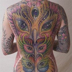 Tattoos - Backpiece coverup tattoo - 47216