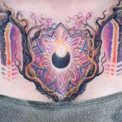 Tattoos - Flower Eye - 13917