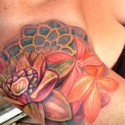 Tattoos - Gem Lotus flowers - 79191