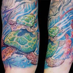 Tattoos - Sea Turtles - 13896