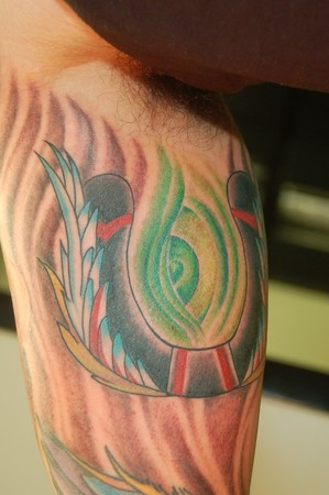 Tattoos - Neo traditional horseshoe wing morph - 41907