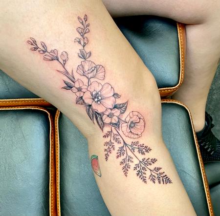 Tattoos - floral - 142797