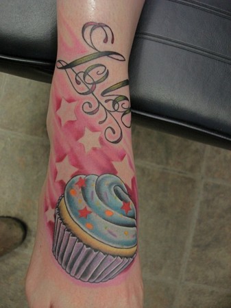 Tattoos - Cupcake - 41920