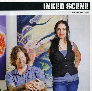 Hyperspace Tattoo Magazine coverage