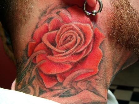 Tattoos - Color Rose Tattoo - 61091