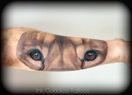 Tattoos - Lion Face Tattoo by Haylo - 141170
