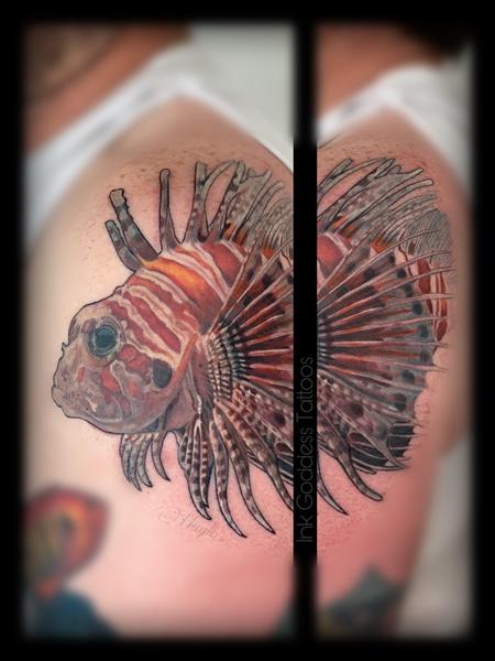 Tattoos - Lionfish tattoo by Haylo  - 141182