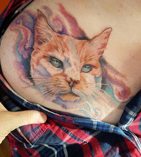 Tattoos - Watercolor Pet Portrait Tattoo - 123192