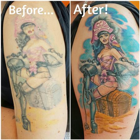 Tattoos - Pirate Betty Pinup Rework - 124982