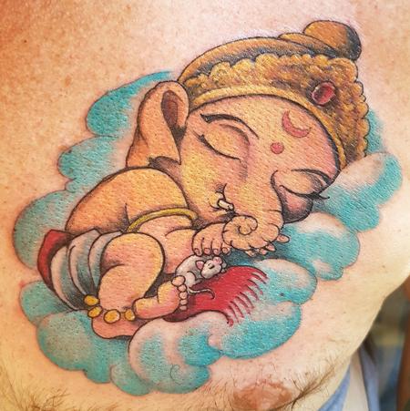 Tattoos - Baby Ganesha - 125545