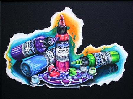 Justin Mariani - Ink Bottles