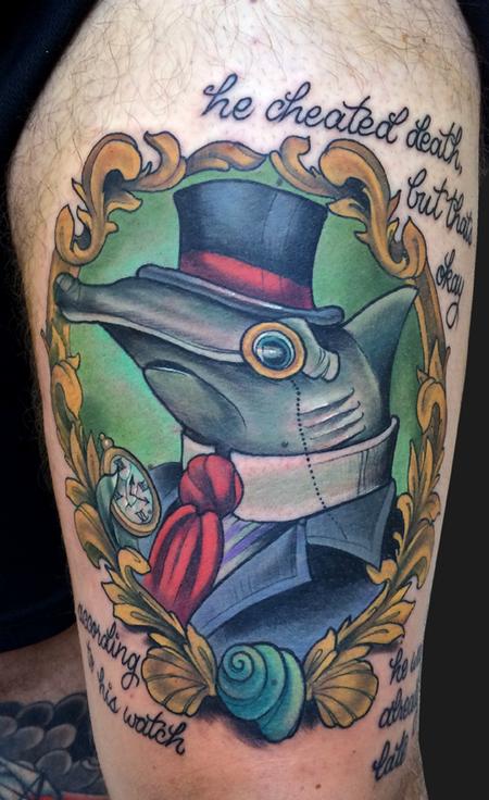 Tattoos - Dapper hammerhead shark - 94404