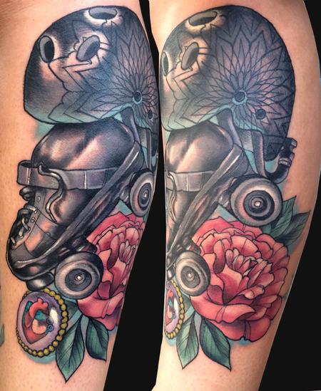 Tattoos - Rollerskate tattoo - 92155
