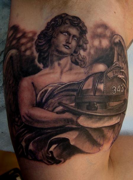 Tattoos - Fireman Angel - 97641