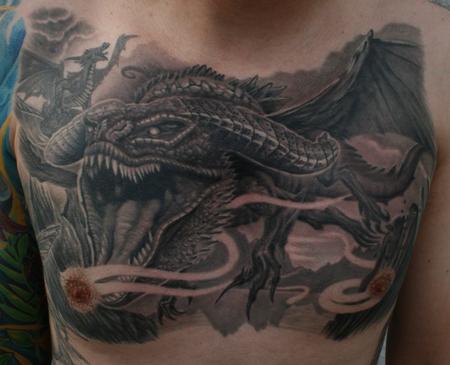 Tattoos - Dragon Chestpiece - 98961
