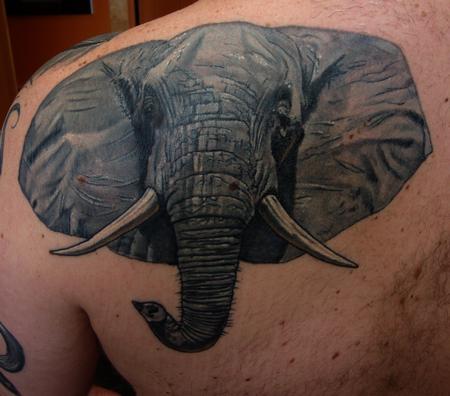 Tattoos - Elephant Portrait - 103804