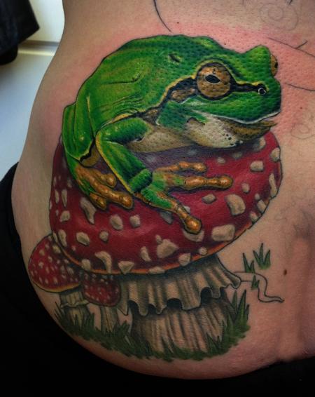 Tattoos - Frog and Amanita Muscaria - 103815