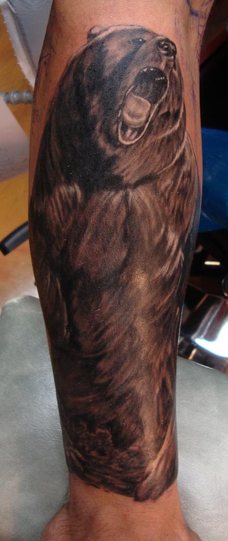 Tattoos - Grizzly Bear Attack - 98982