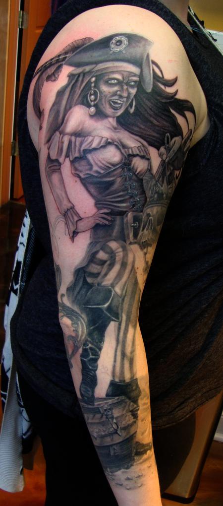 Tattoos - Pirate Zombie - 114214