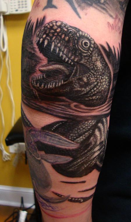 Tattoos - Plesiosaur Dinosaur - 103896
