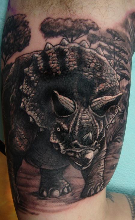 Tattoos - Triceratops - 100680
