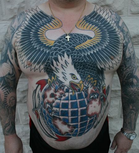 Tattoos - USMC Eagle - 97909