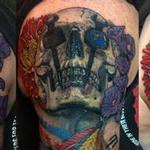 Tattoos - Chicago Blackhawks Iron Worker Skulls - 103751