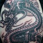 Tattoos - Japanese Dragon with Horns - 99157