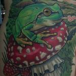 Tattoos - Frog on Amanita Muscaria mushroom - 116132