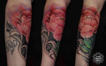 Tattoos - Color Flower Tattoo - 139823