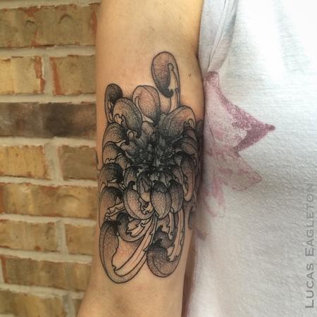 Tattoos - Chrysanthemum Flower Cover-up - 127526