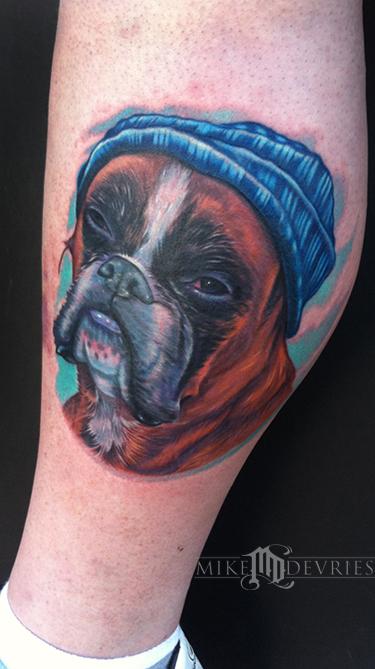 Boxer by Mike DeVries : Tattoos