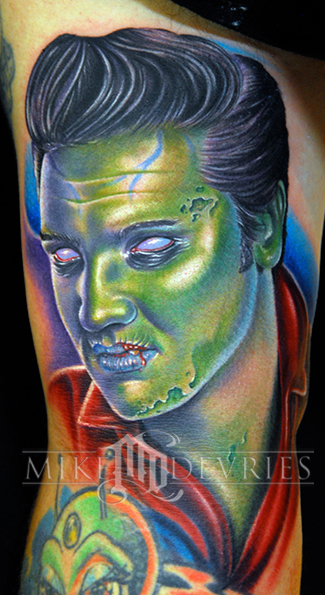 Mike DeVries - Zombie Elvis Tattoo