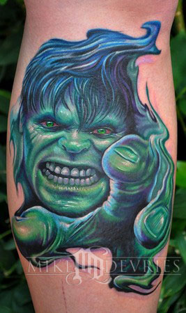 Tattoos - Hulk Tattoo - 38365