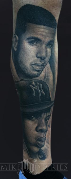 Tattoos - Jay-Z and Drake Portrait - 57795