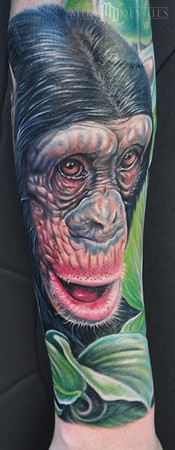 Tattoos - Monkey Tattoo - 45945