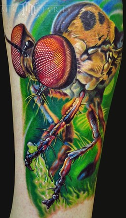 Tattoos - Robber Fly - 45639