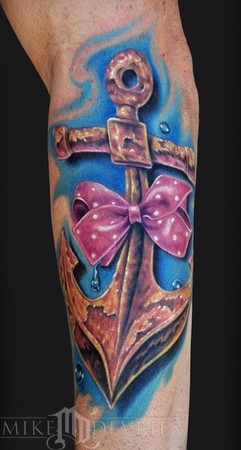 Mike DeVries - Anchor Tattoo